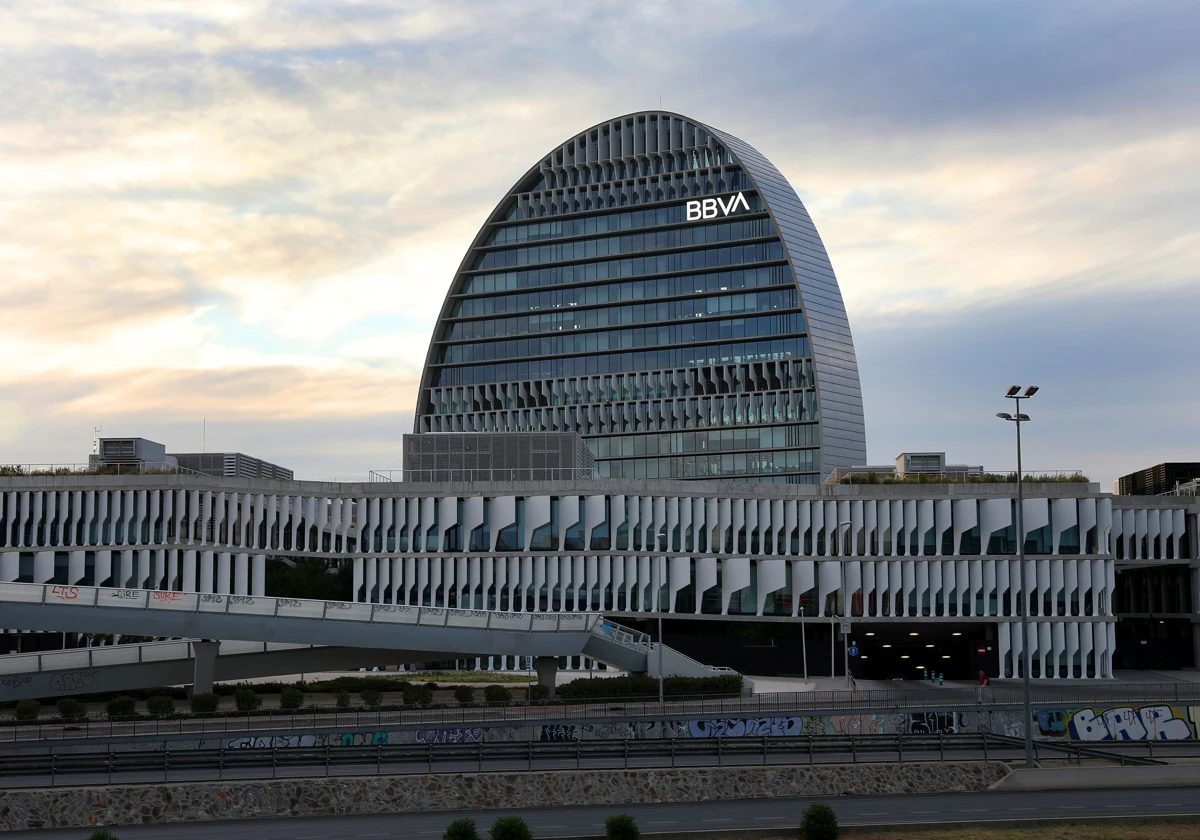 Sede del BBVA en el barrio madrileño de Las Tablas