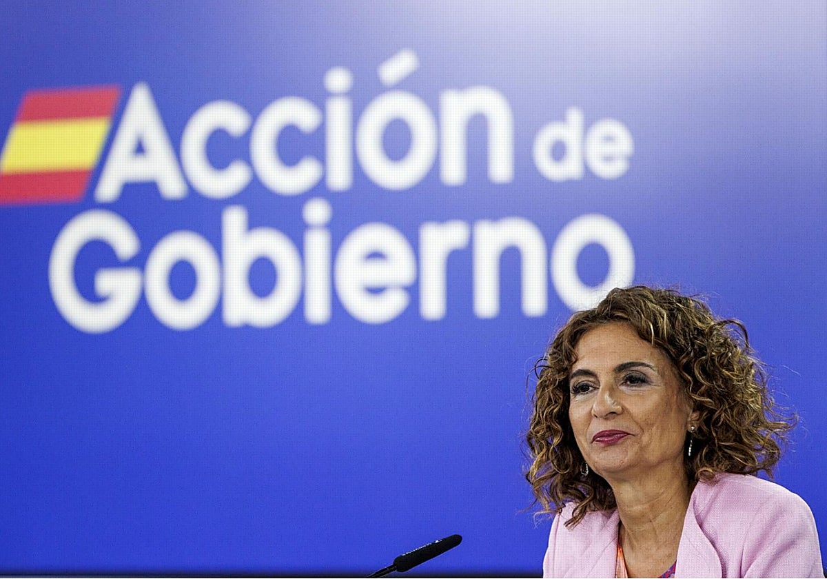 La vicepresidenta primera y ministra de Hacienda, María Jesús Montero