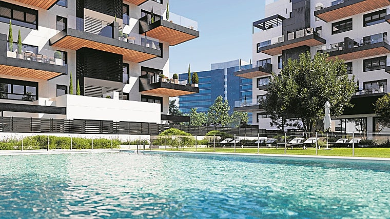 Residencial Avenida de América, ubicada en el Barrio de Salamanca