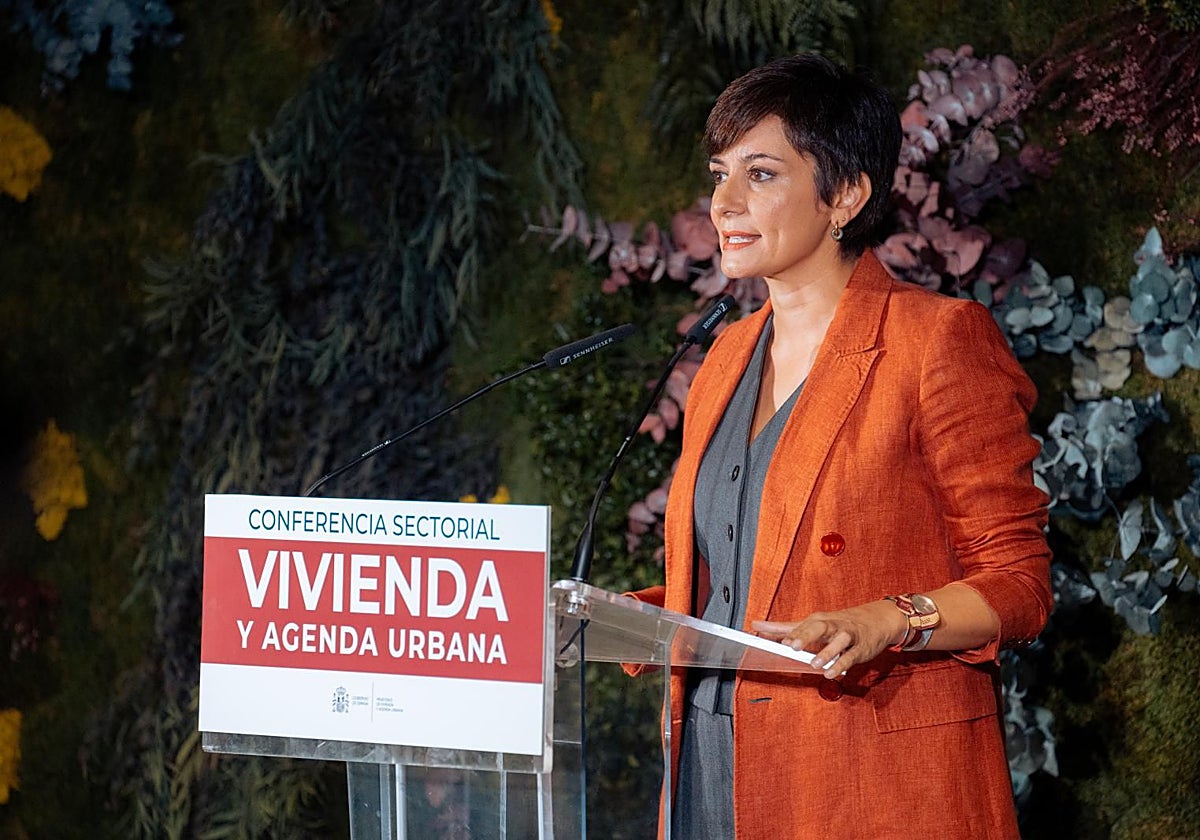 La ministra de Vivienda, Isabel Rodríguez