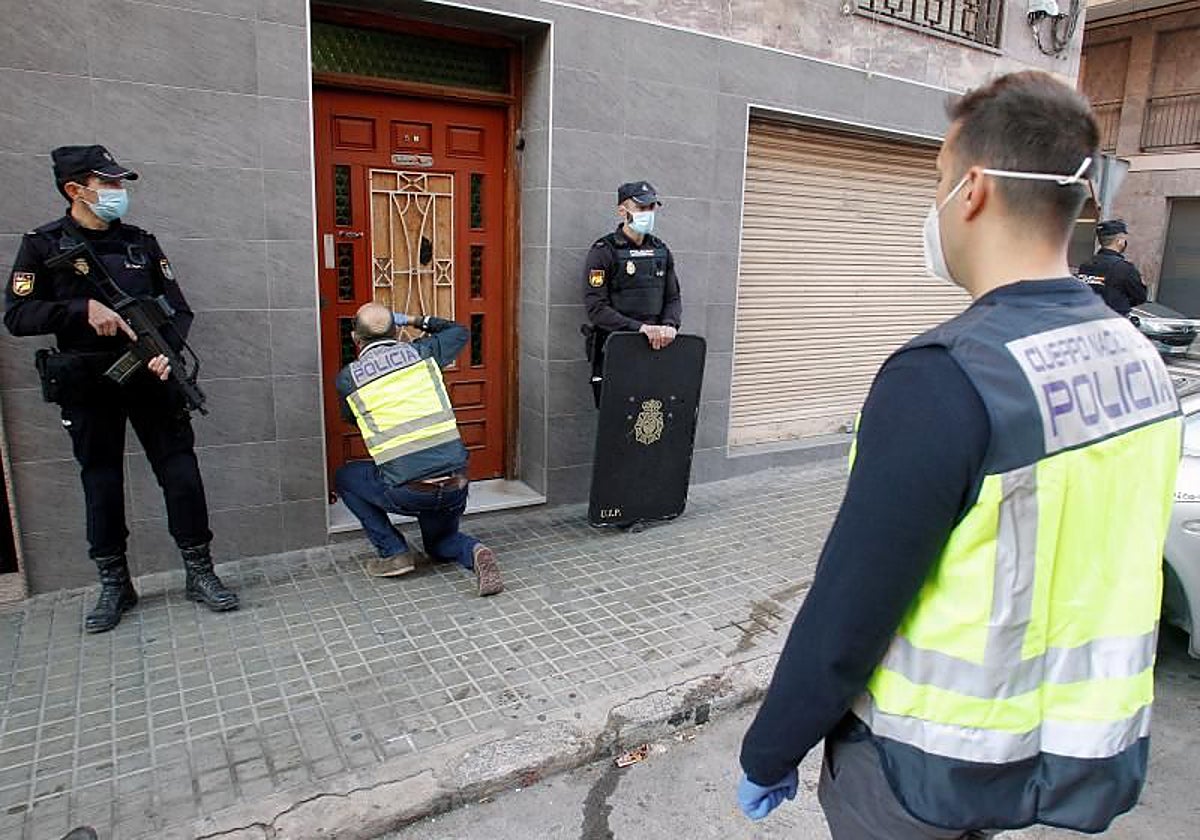Imagen de archivo de un desahucio en Toledo