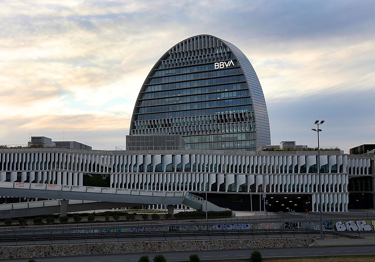 La sede de BBVA en Madrid
