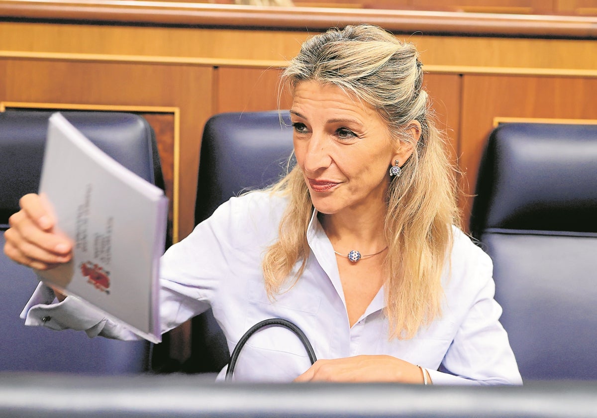 La vicepresidenta del Gobierno y ministra de Trabajo y Economía Social, Yolanda Díaz