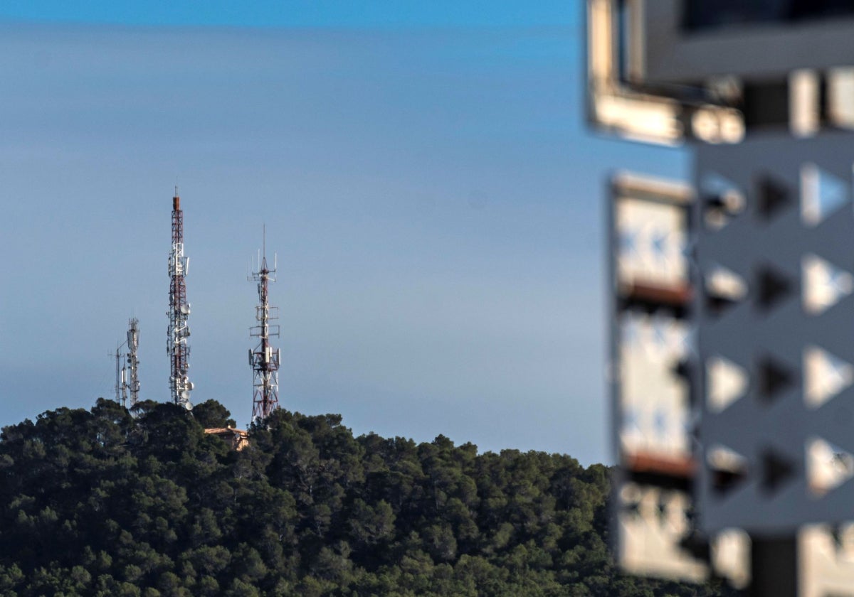 Torres de telecomunicaciones en Palma de Mallorca