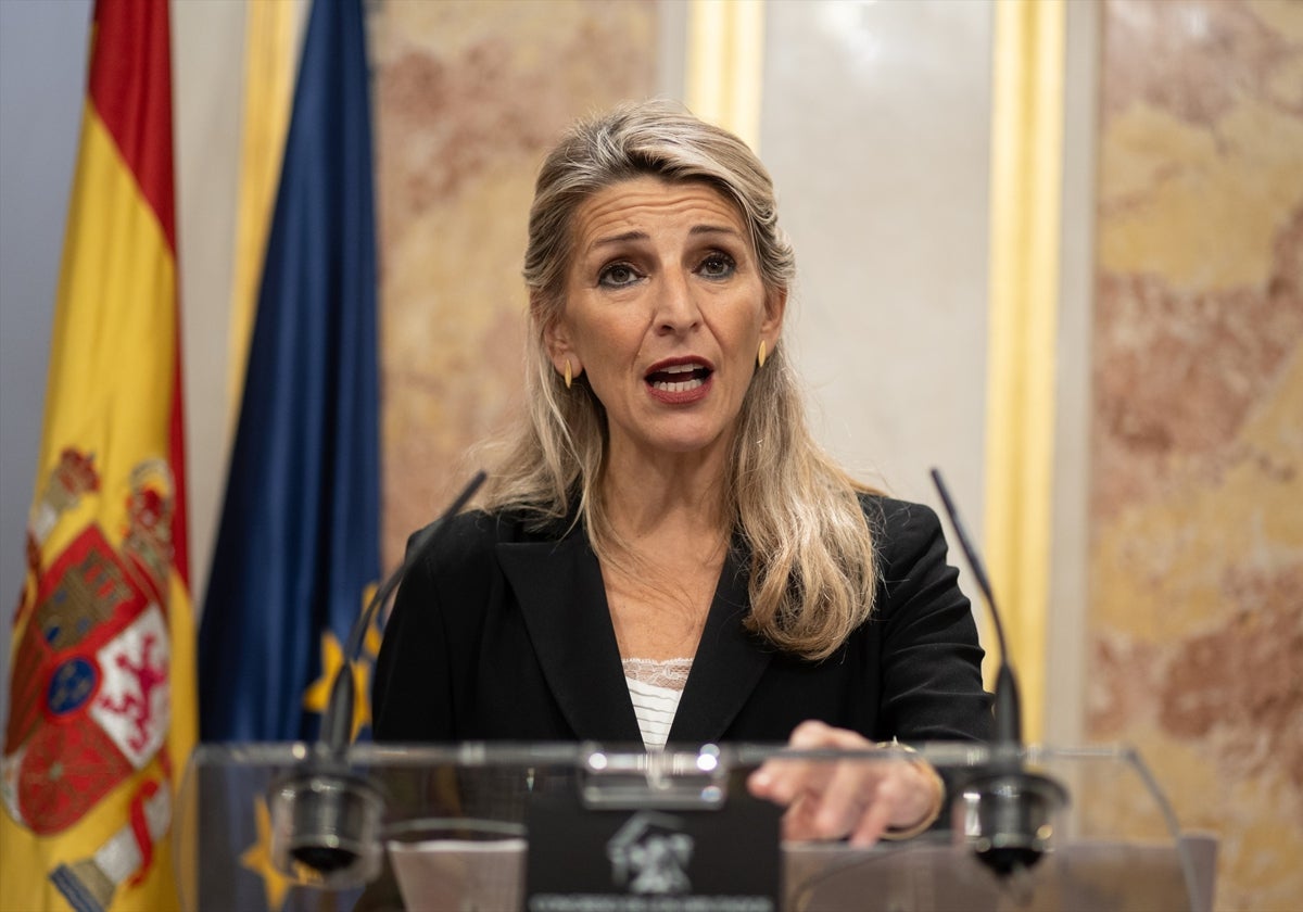 La vicepresidenta del Gobierno y ministra de Trabajo y Economía Social, Yolanda Díaz