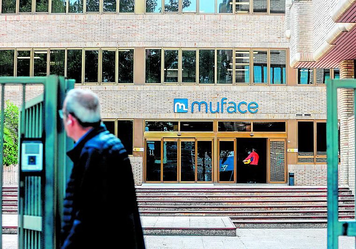 Imagen de la fachada de una sede de Muface