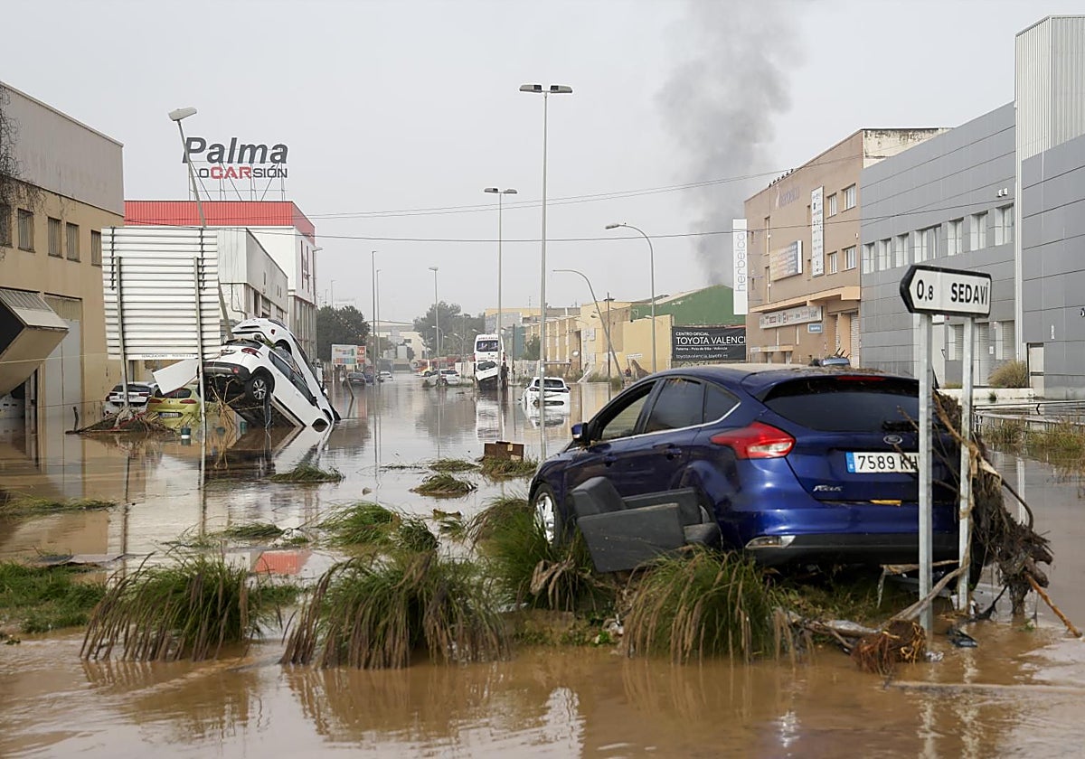 Imagen del polígono empresarial de Sedaví