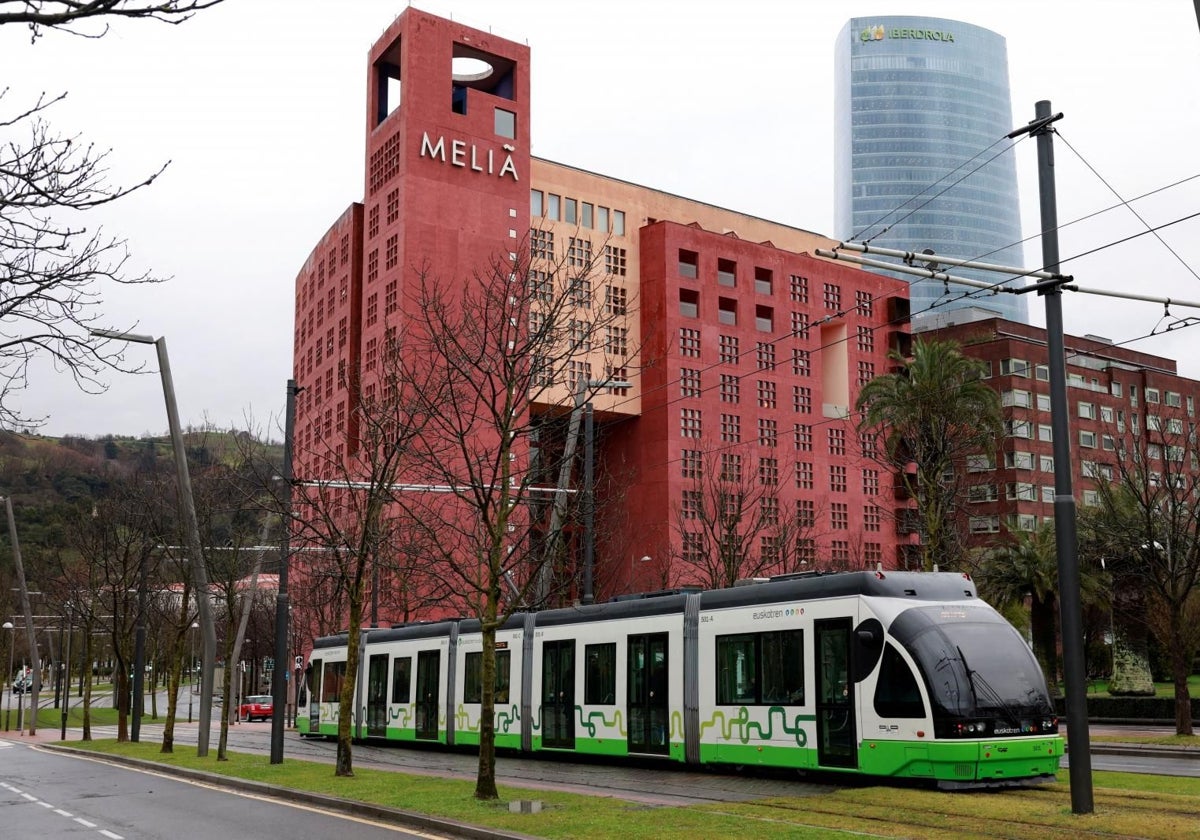 El hotel Meliá en Bilbao