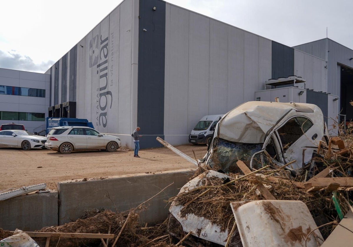 Imagen del polígono industrial de La Reva en Ribarroja