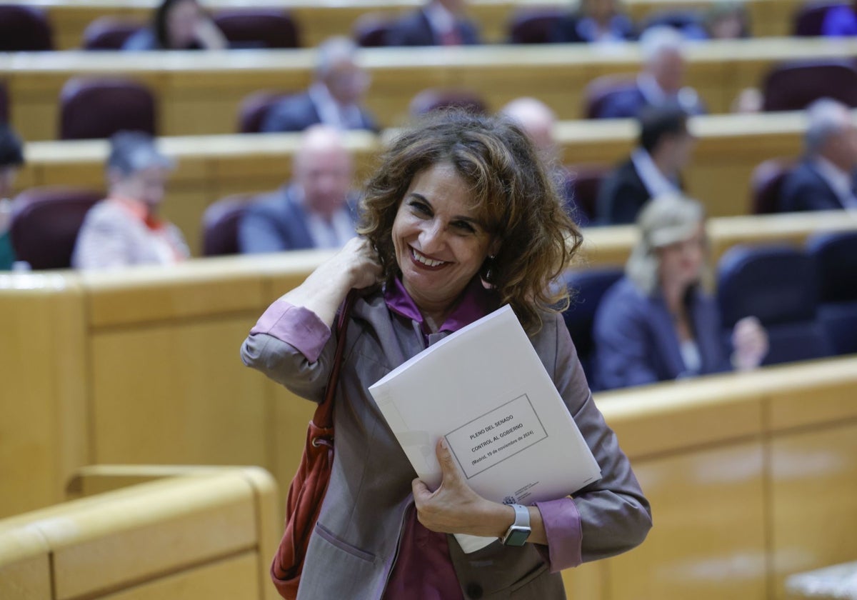 María Jesús Montero, vicepresidenta primera y ministra de Hacienda