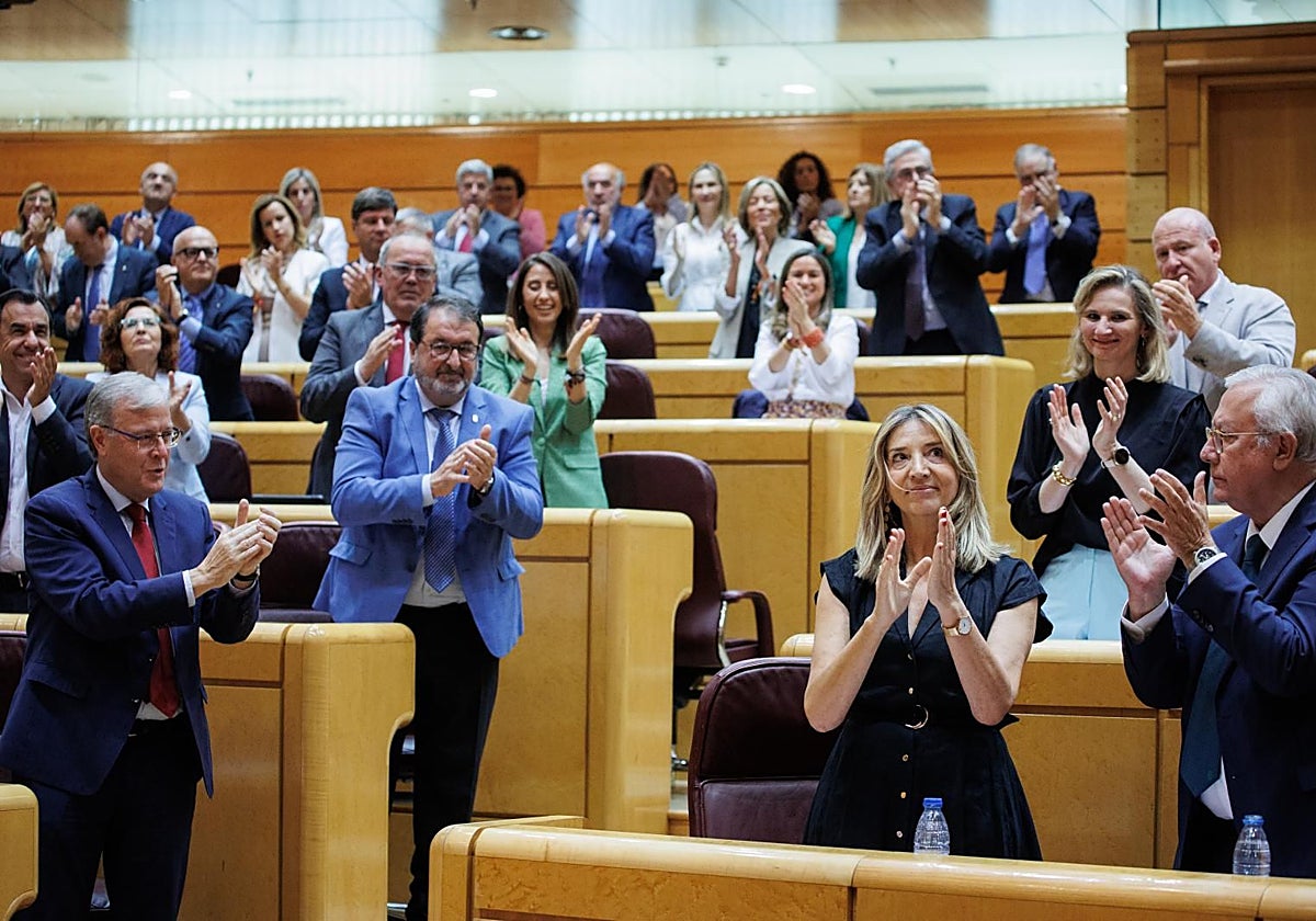 La portavoz parlamentaria del Grupo Popular en el Senado, Alicia García