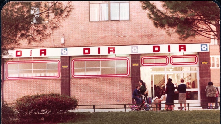 Primera tienda de Dia abierta en Madrid en 1979