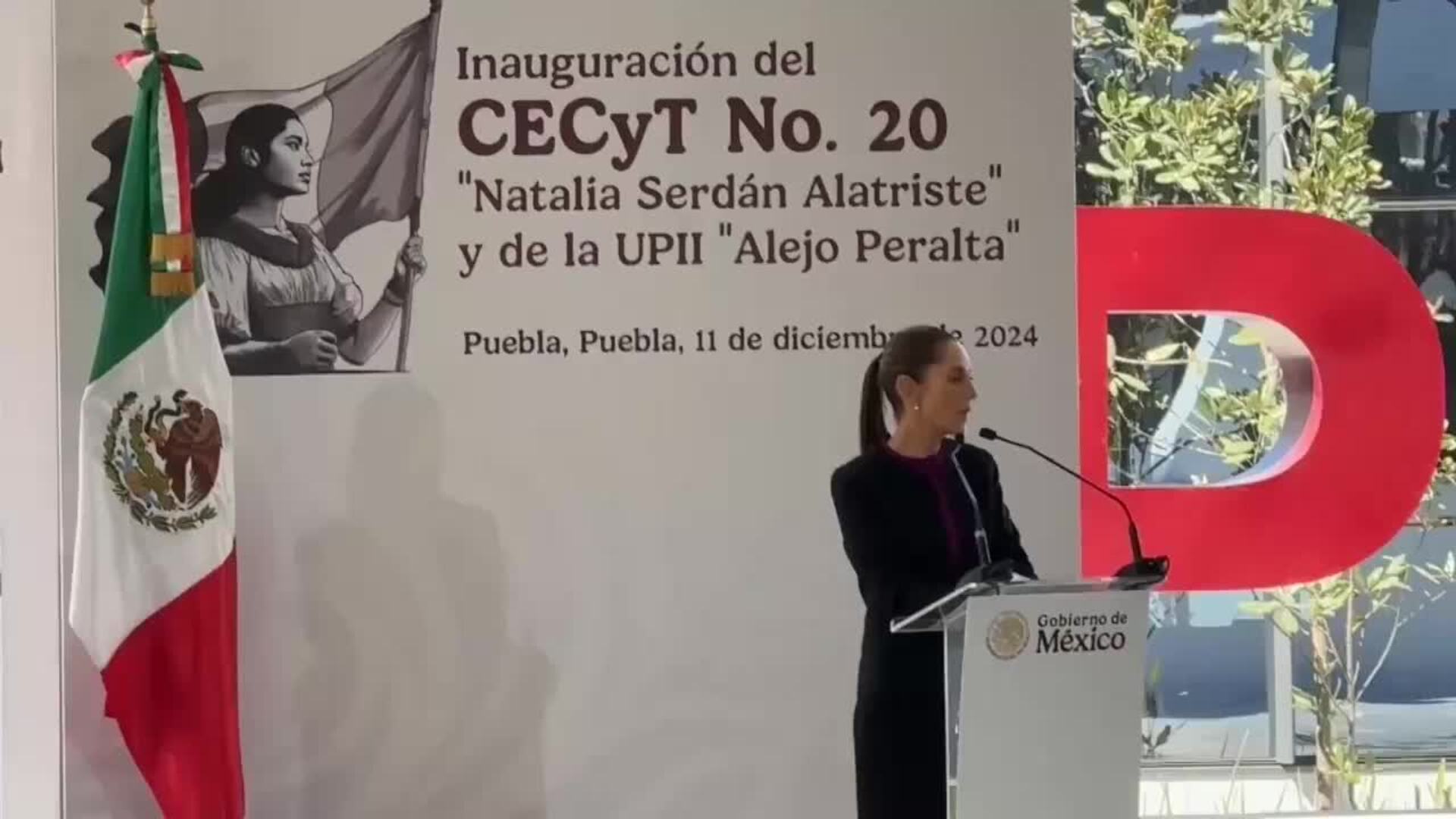 Sheinbaum inaugura centro de estudios científicos y tecnológicos en el centro de México