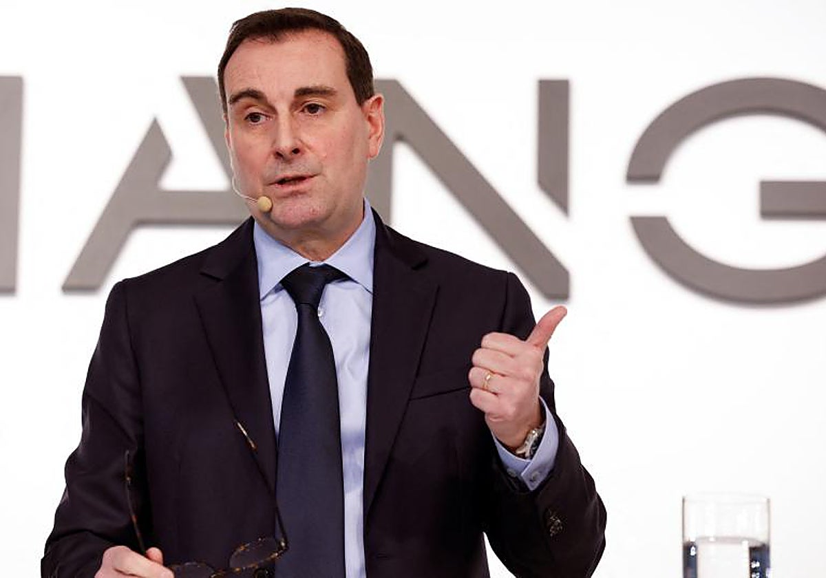 Toni Ruiz, CEO de Mango, durante la presentación de resultados