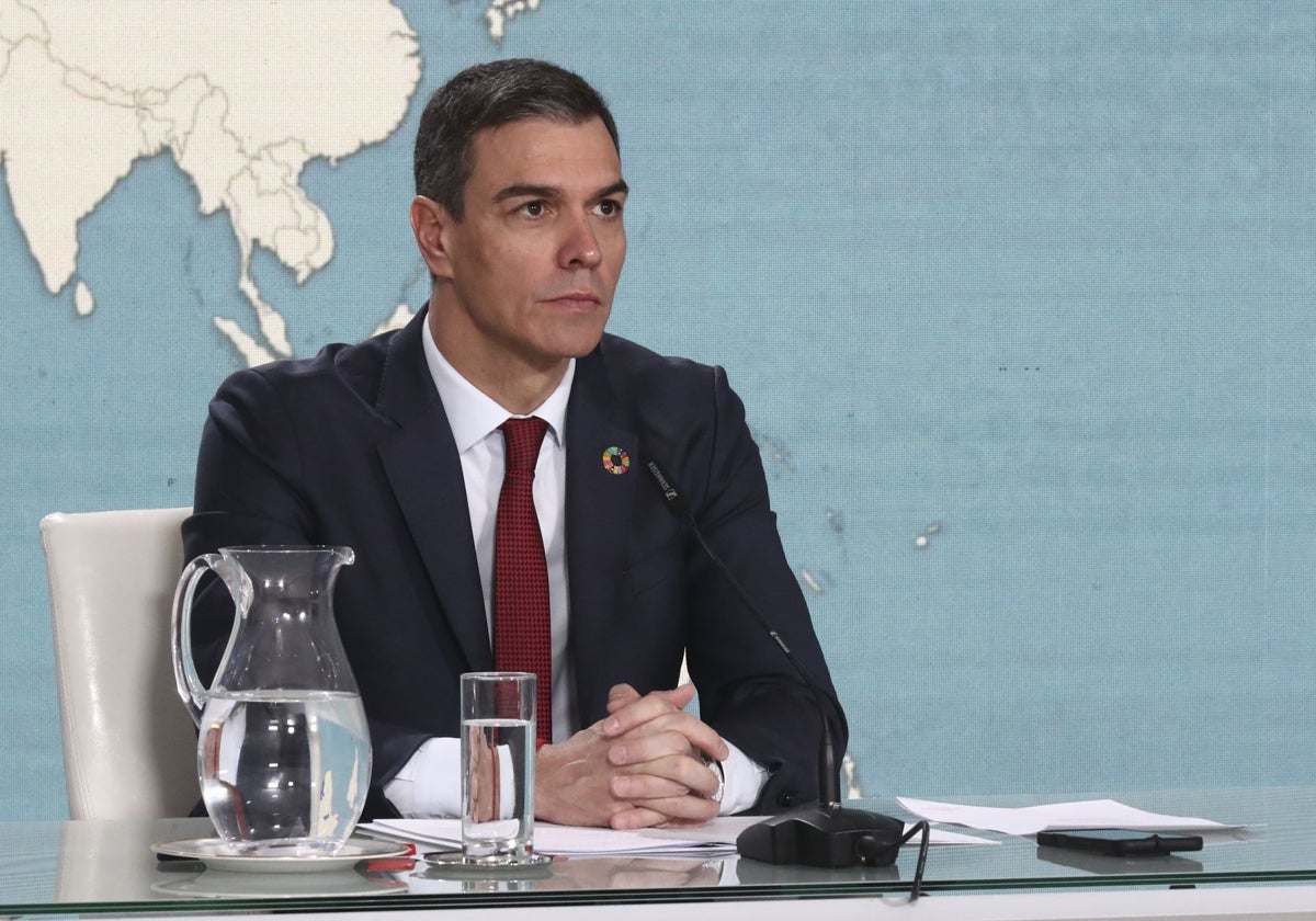 El presidente del Gobierno, Pedro Sánchez