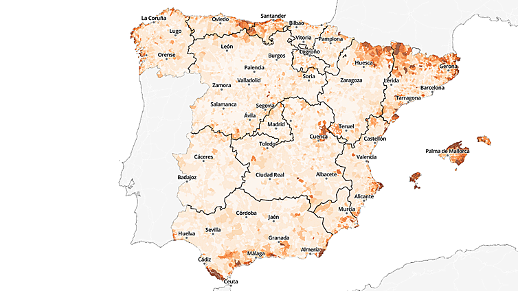 ¿Cuántas viviendas turísticas hay en tu calle? Descúbrelo en este mapa