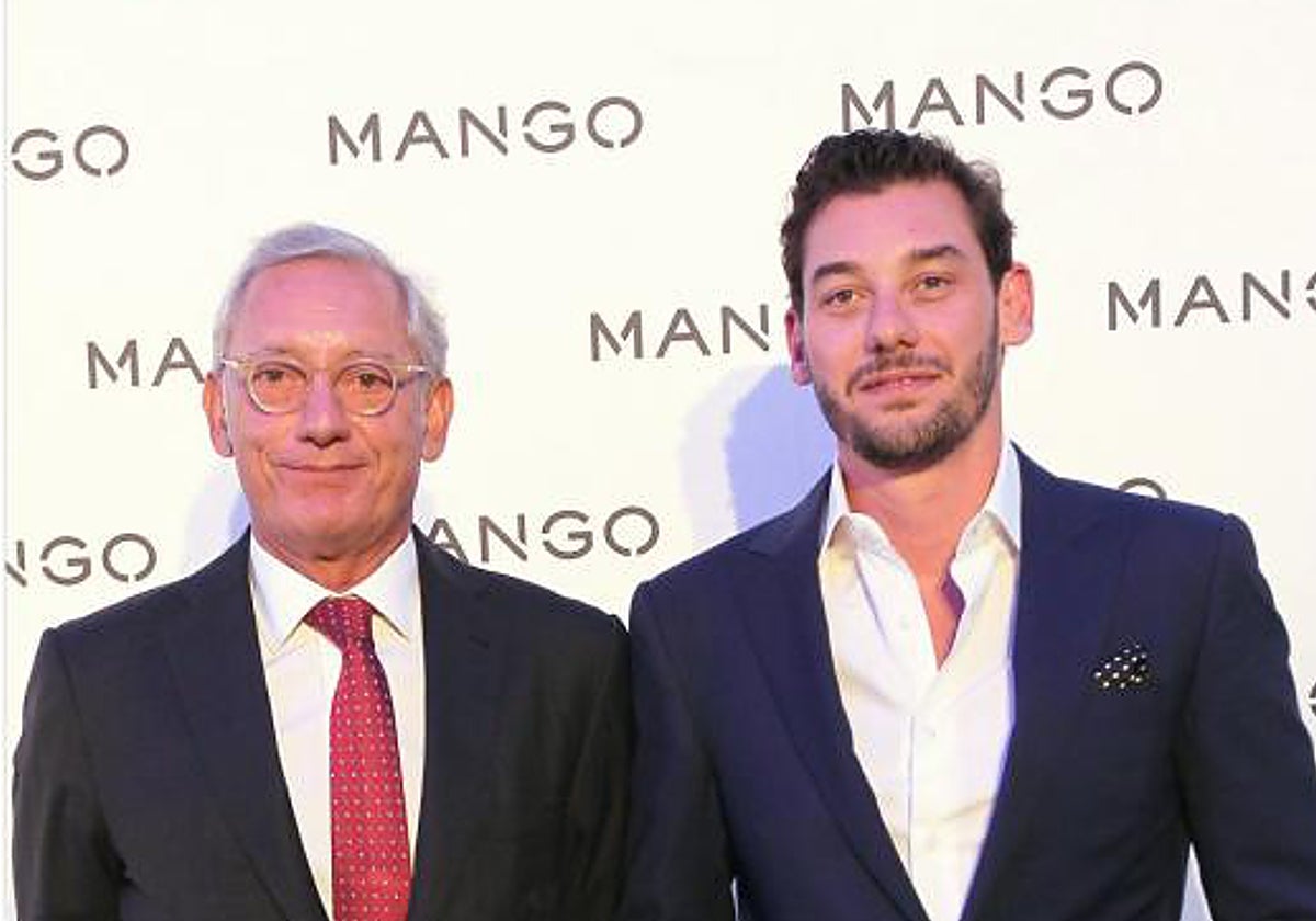 El fallecido Isak Andic, con su hijo Jonathan