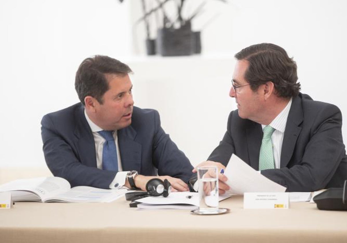 Gerardo Cuerva y Antonio Garamendi