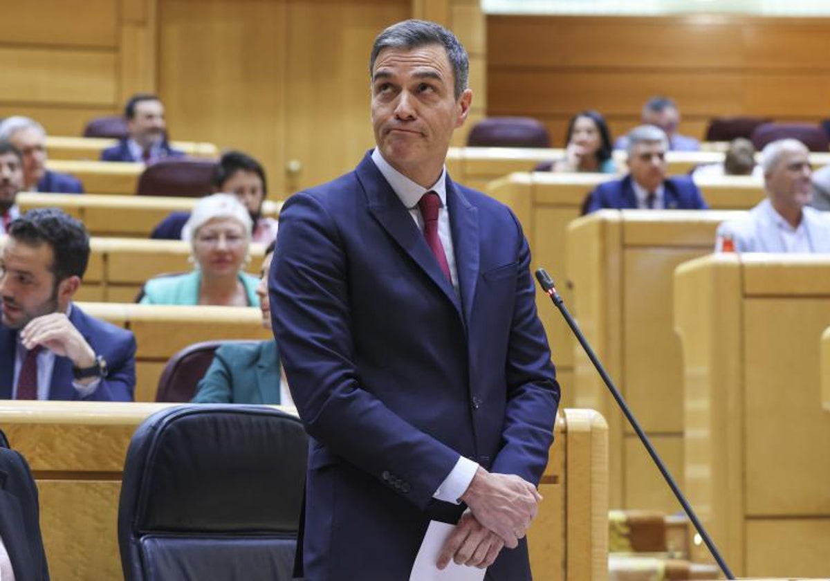 El presidente del Gobierno, Pedro Sánchez