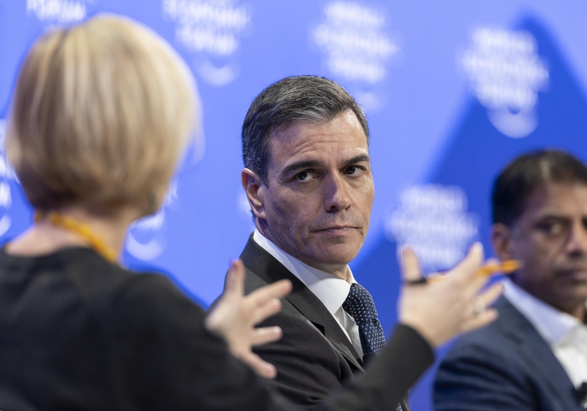 Pedro Sánchez en la Reunión Anual del Foro Económico Mundial