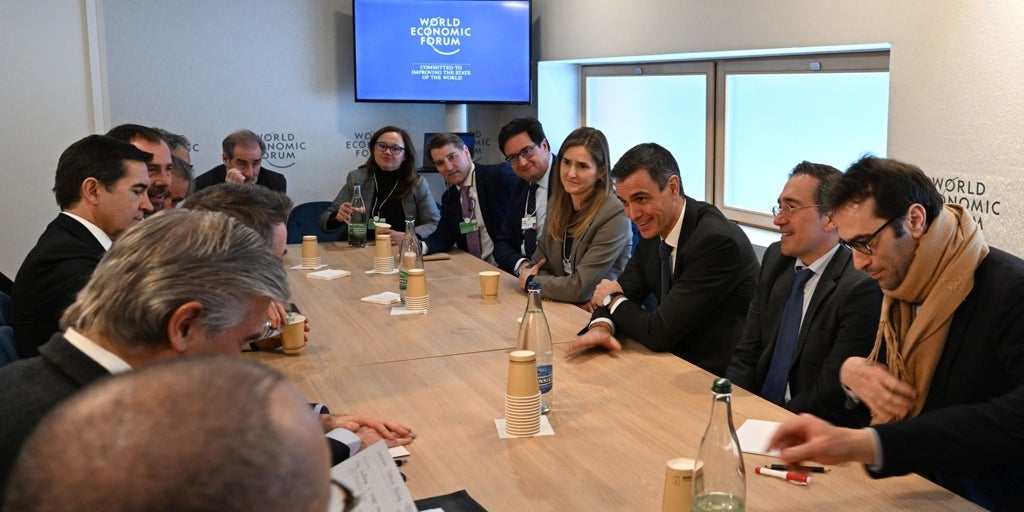 Sánchez al Ibex, en Davos: «EE.UU. es un gran aliado y hay que buscar la forma de volver a colaborar»