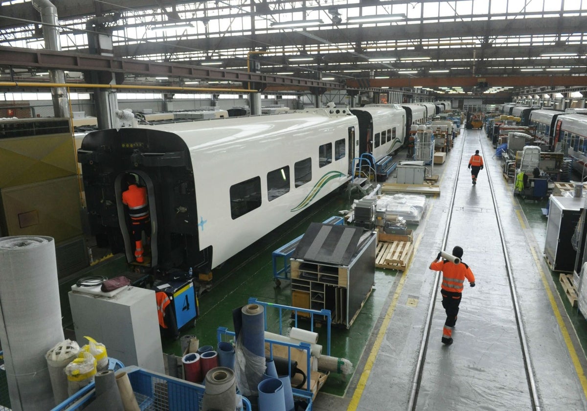 Talgo fabrica los trenes de alta velocidad a la Meca en Rivabellosa (Vitoria)