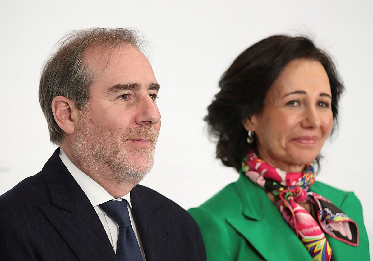 Héctor Grisi, consejero delegado de Banco Santander, y Ana Botín, presidenta de Banco Santander