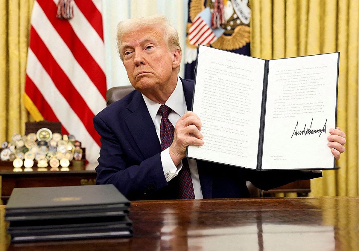 El presidente de Estados Unidos, Donald Trump, en la Casa Blanca