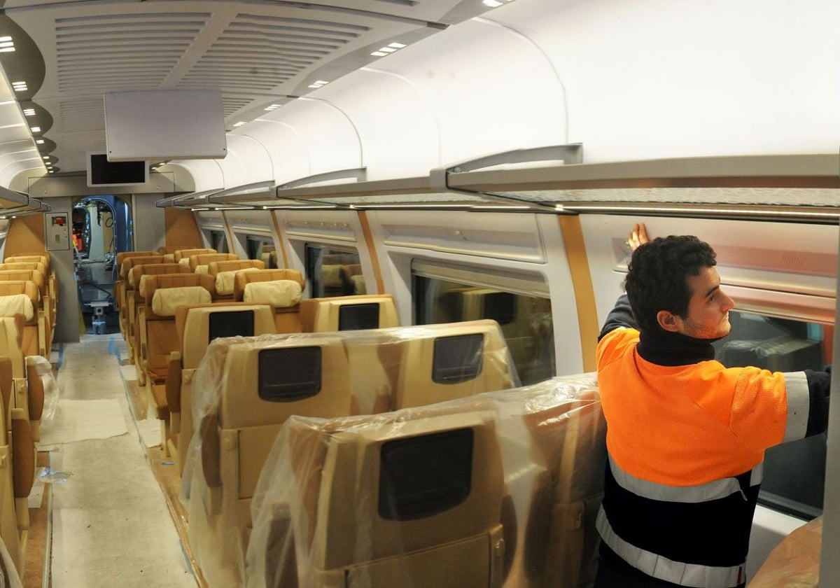 Talgo fabrica los coches de los trenes de alta velocidad a la Meca en Rivabellosa (Vitoria)