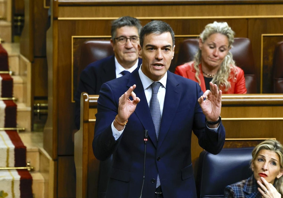 El presidente del Gobierno, Pedro Sánchez