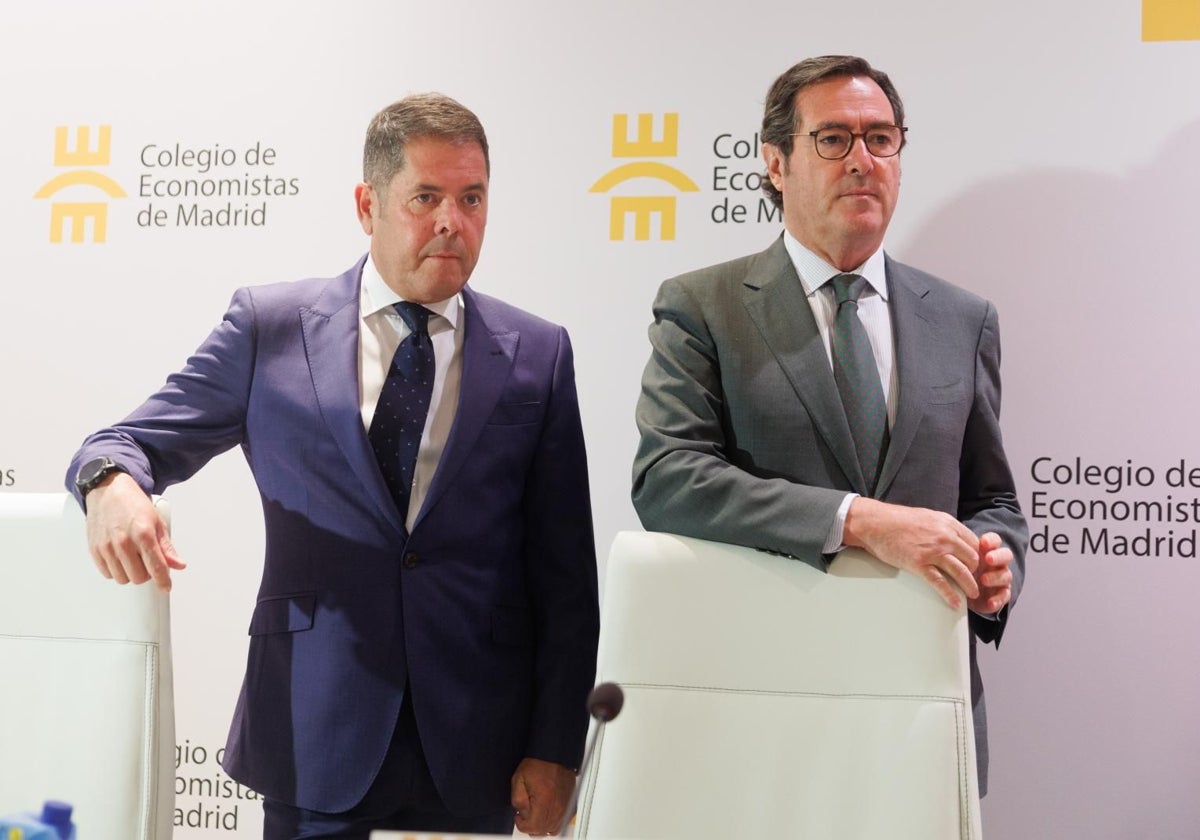 Antonio Garamendi (derecha) y Gerardo Cuerva