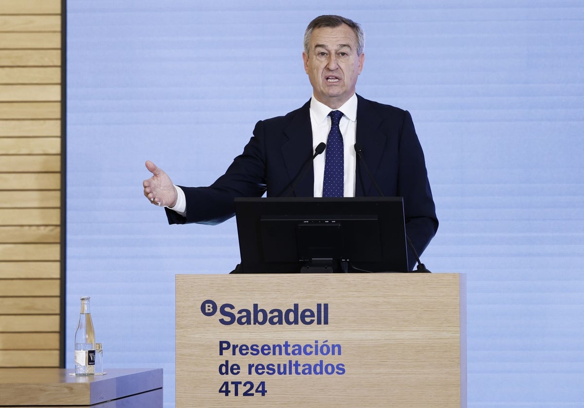 César González-Bueno, consejero delegado de Banco Sabadell