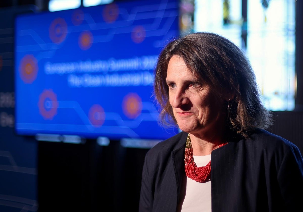 Vicepresidenta de la Comisión Europea, Teresa Ribera