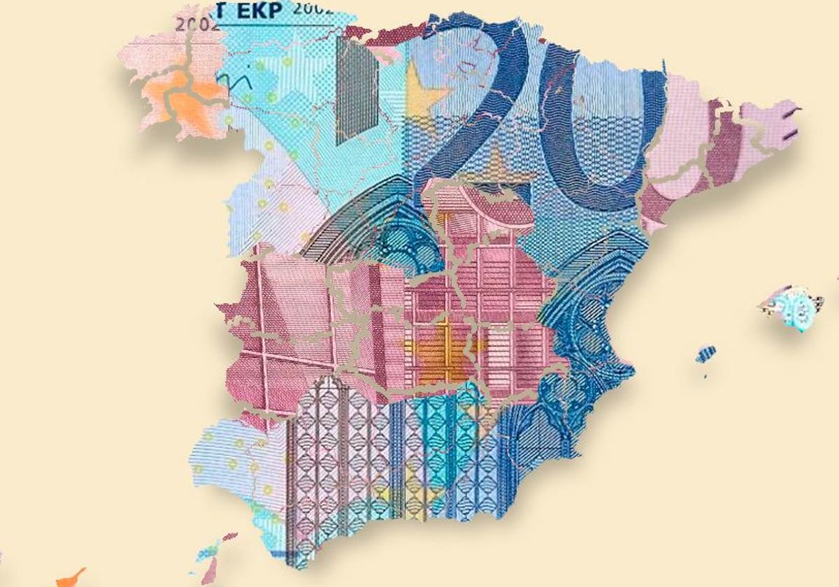 Anatomía de una quita dispar: Hacienda planea condonar 2.341 euros a cada manchego y 1.233 euros a cada madrileño