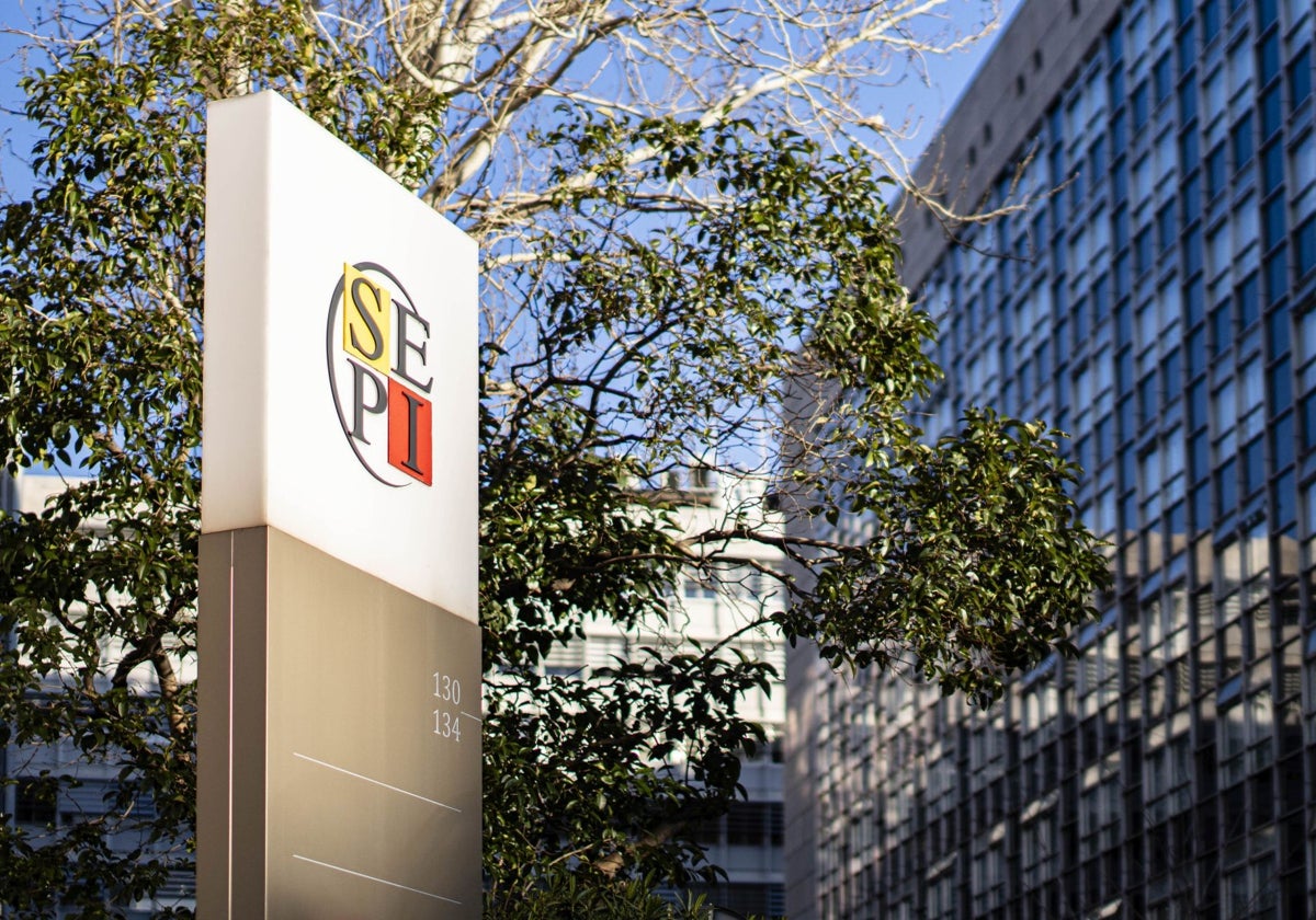 Fachada de la Sociedad Estatal De Participaciones Industriales, SEPI