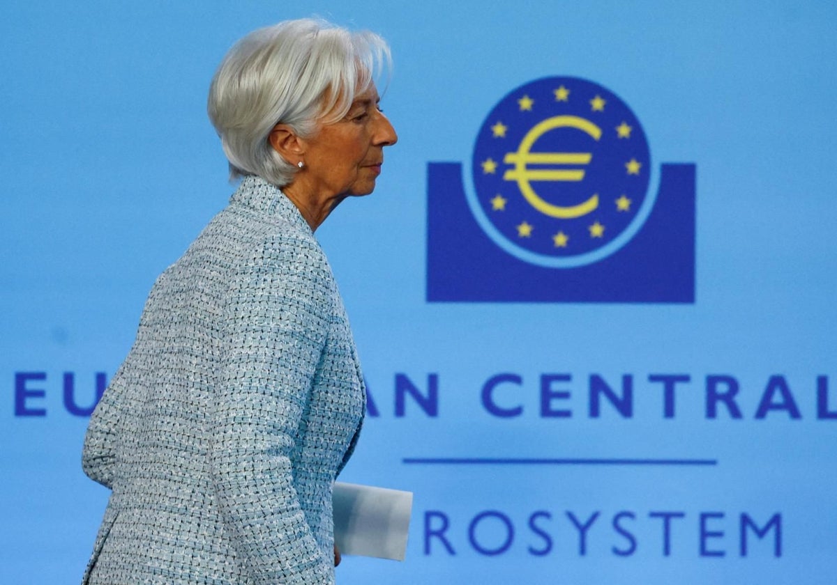 La presidenta del BCE, Christine Lagarde