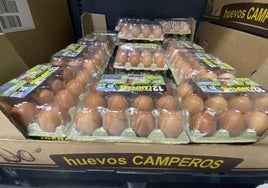 El precio de los huevos sube un 25% en quince días, según la OCU