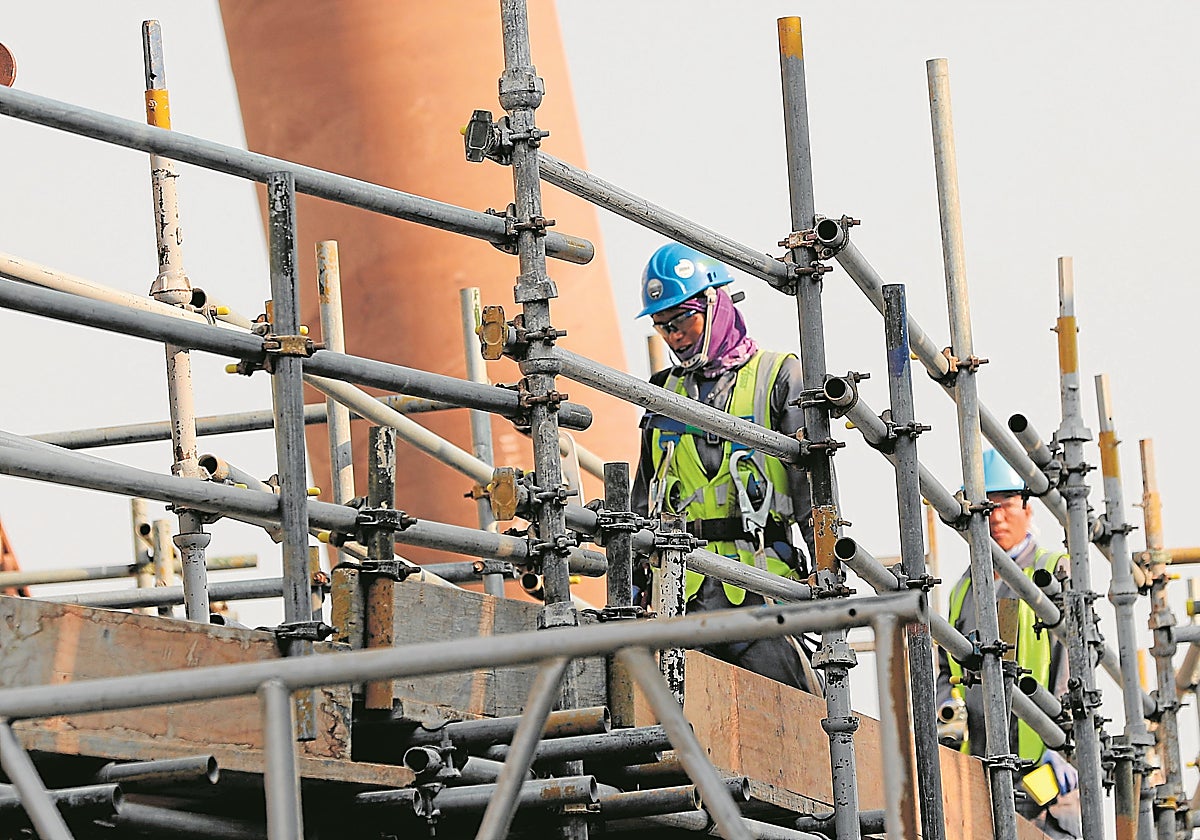 El 70% de los trabajadores en la construcción tienen más de 40 años