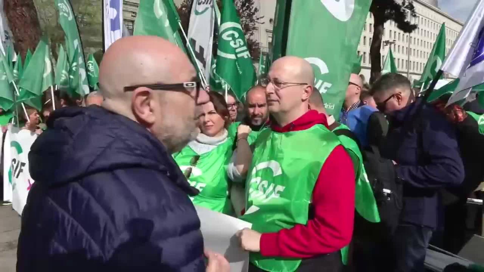 CSIF se moviliza para exigir el pago a los empleados públicos del alza del 0,5 % pendiente