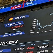 Pánico bursátil en Europa: el Ibex se hunde por debajo de los 12.000 puntos