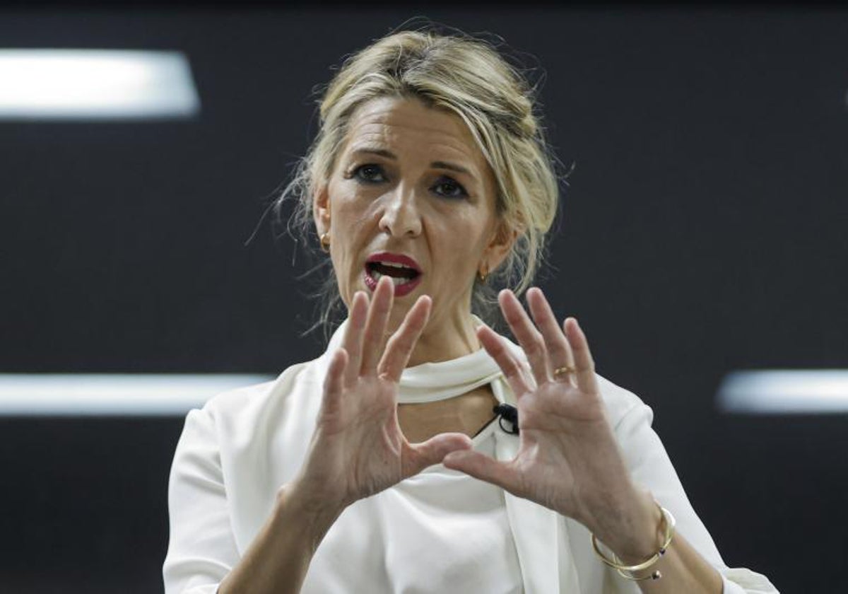 La vicepresidenta segunda y ministra de Trabajo, Yolanda Díaz