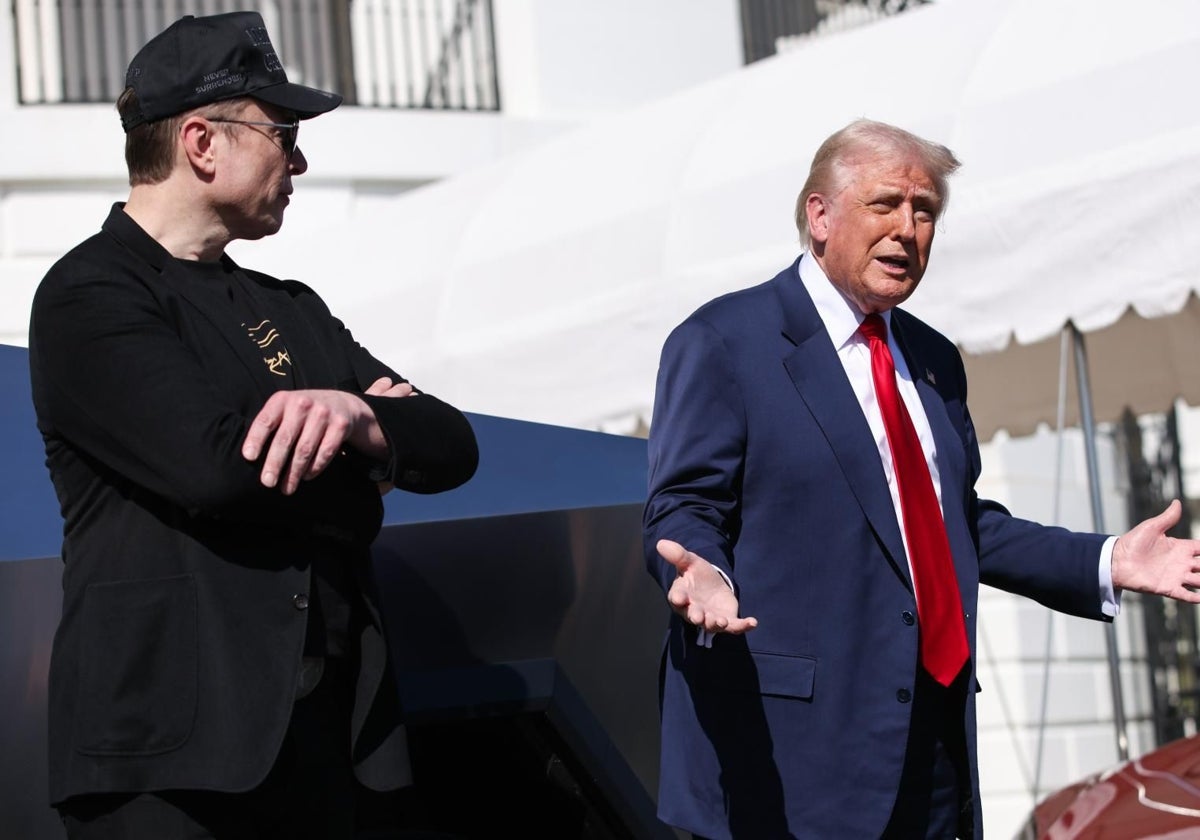 Elon Musk y Donald Trump en la Casa Blanca.