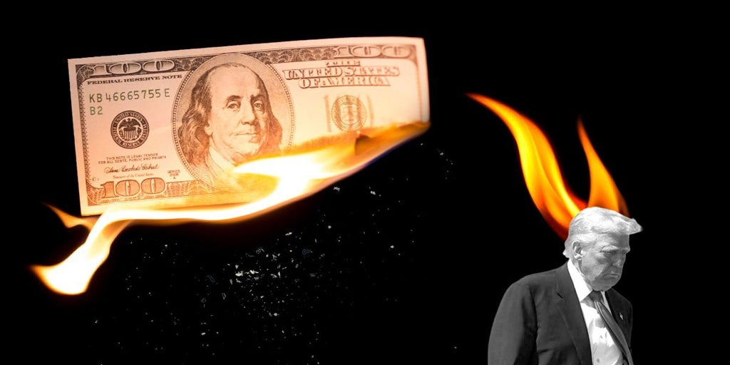 El mercado cuestiona el imperio del dólar como divisa global y refugio