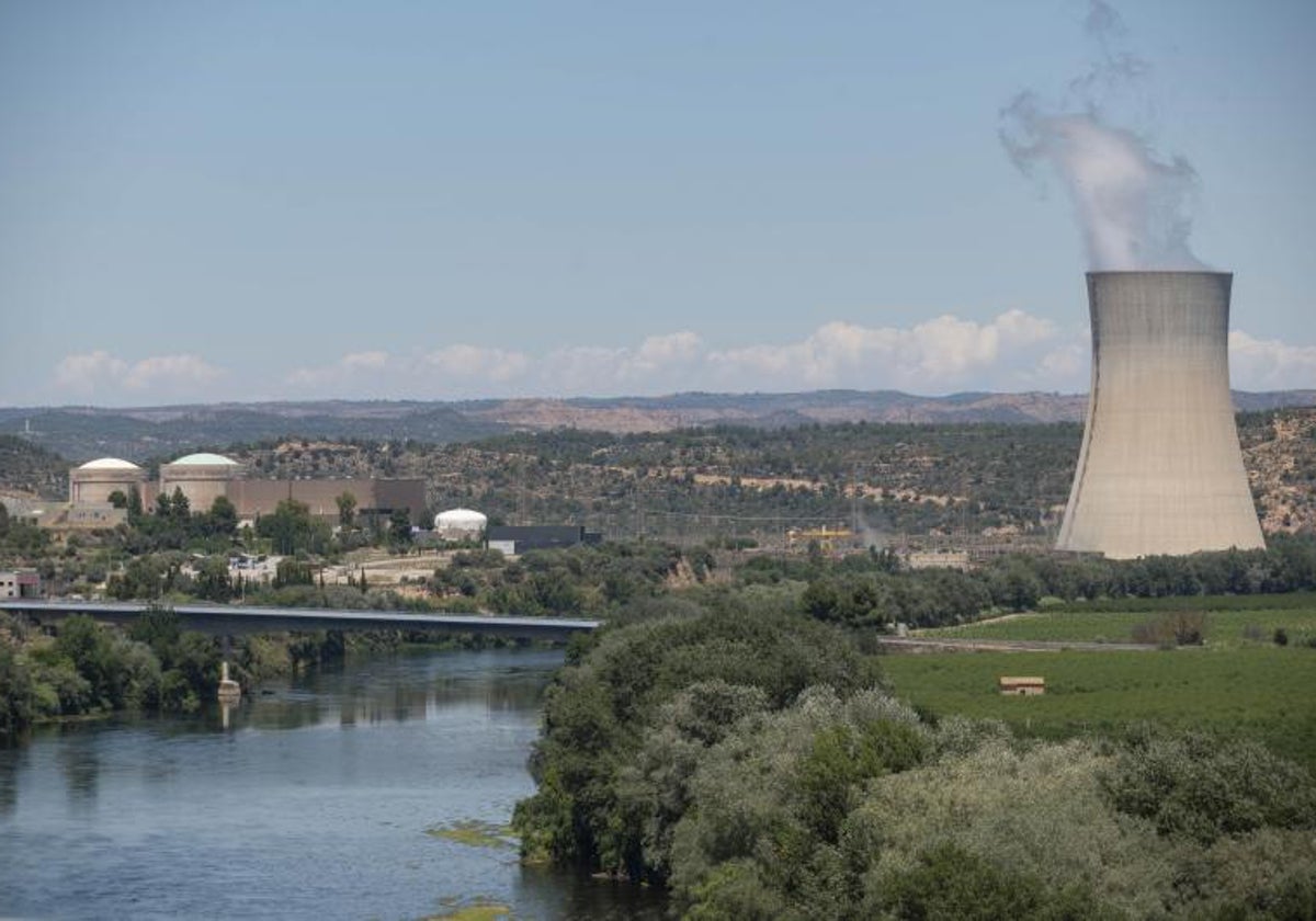 Imagen de la central nuclear de Ascó, en Tarragona