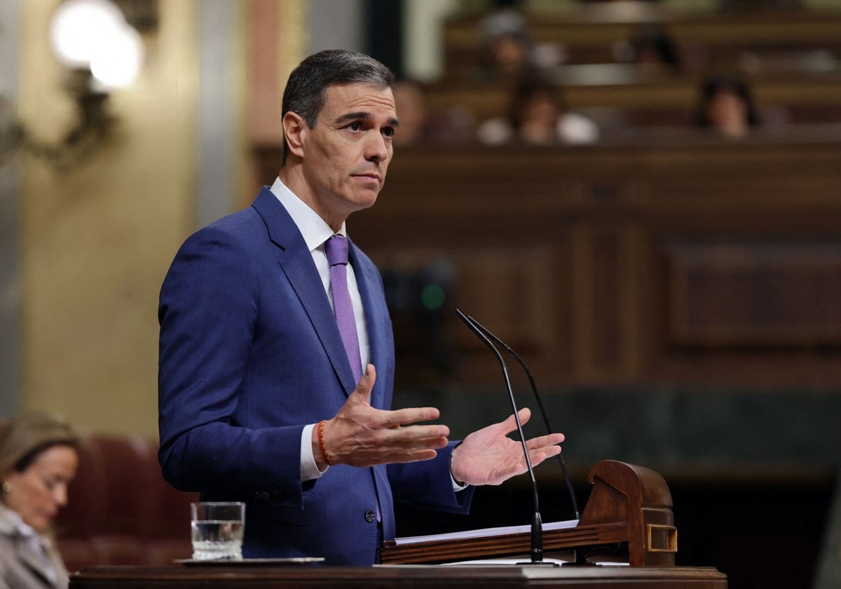 El presidente del Gobierno, Pedro Sánchez