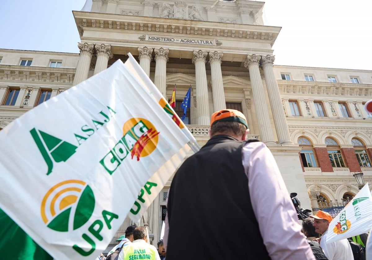 Imagen de la manifestación esta mañana