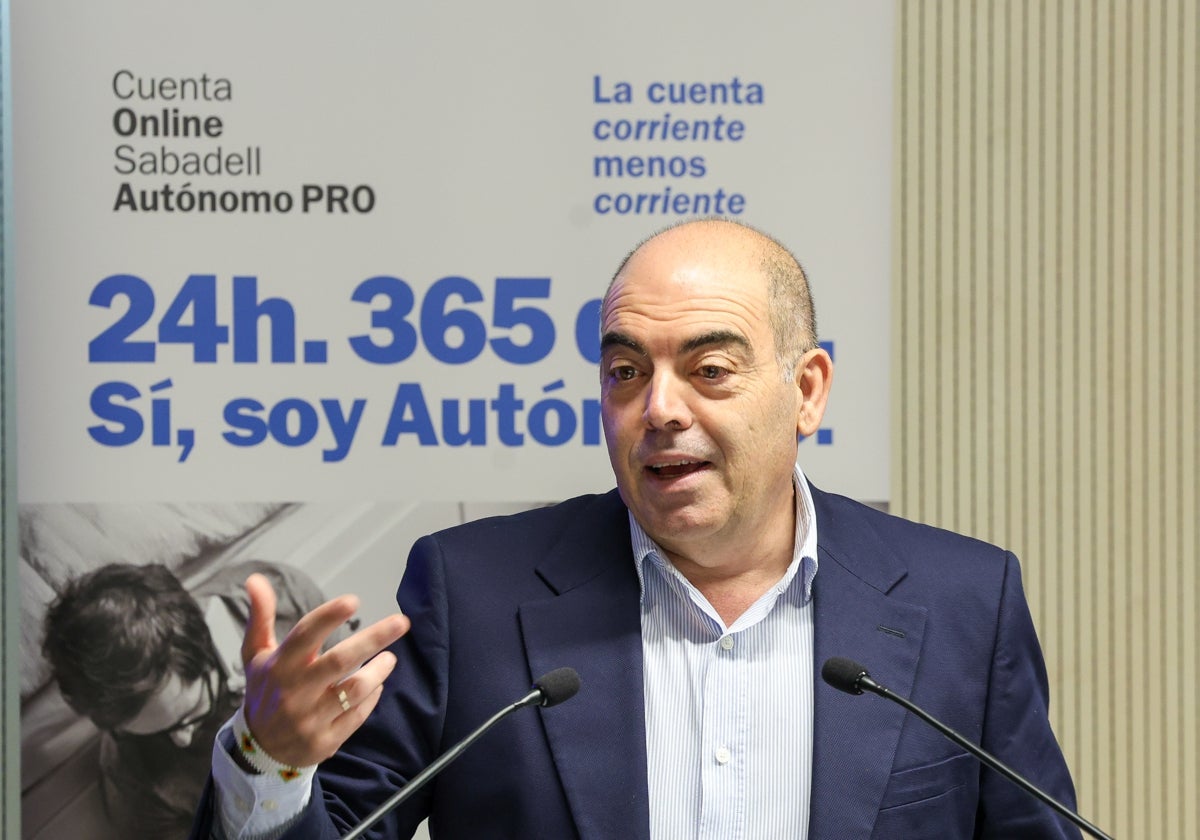 El presidente de ATA, Lorenzo Amo
