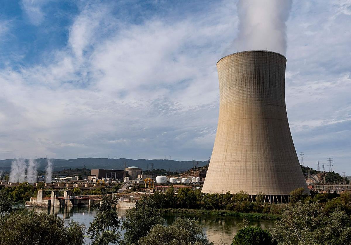 Planta nuclear en Asco.