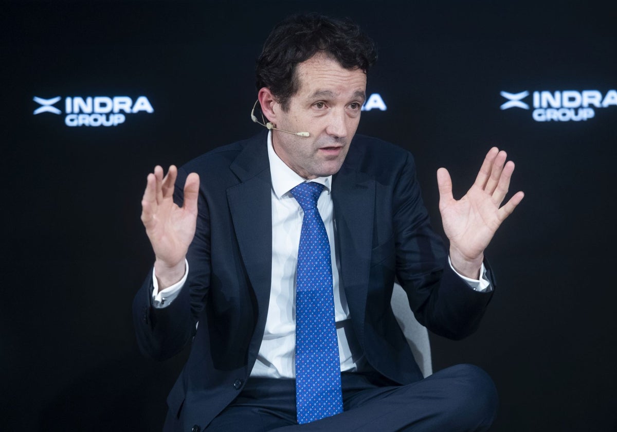 El presidente de Indra, Ángel Escribano