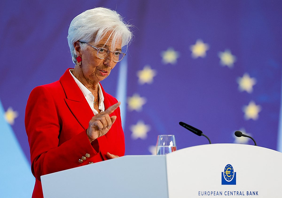 La presidenta del Banco Central Europeo, Christine Lagarde